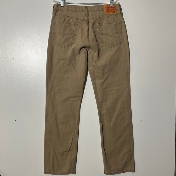 Levi’s 514 Straight Leg Stretch Fit Brown Casual 5 Pocket Pants Men’s Size 34X34 - Picture 4 of 7